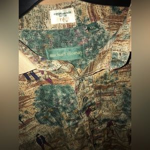 Michael Thomas  Shirt Mens 2XL Egyptian Nile Cotton Golf